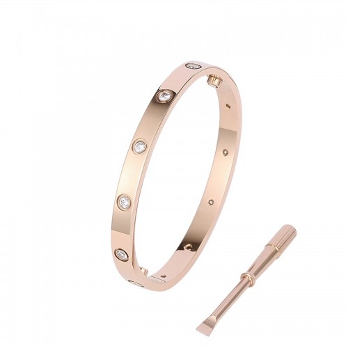 Pulseira de Aço Rosê Refª CC3
